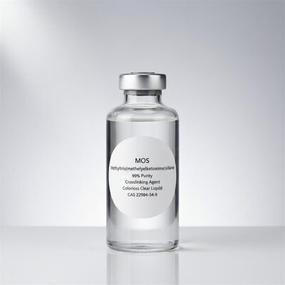 MOS Methyltris ((methylethylketoxime) silane 99% καθαρότητα Συνδετικός παράγοντας Άχρωμο Διαυγές υγρό CAS 22984-54-9